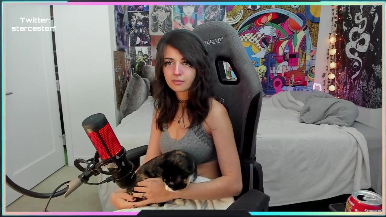 The real Rosie with Star on stream